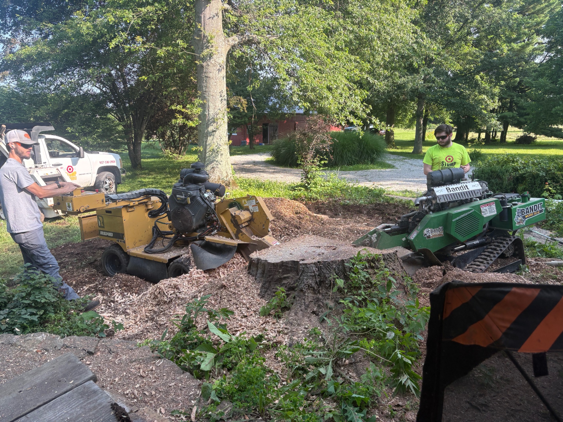 Large rural stump job - cleared same day
